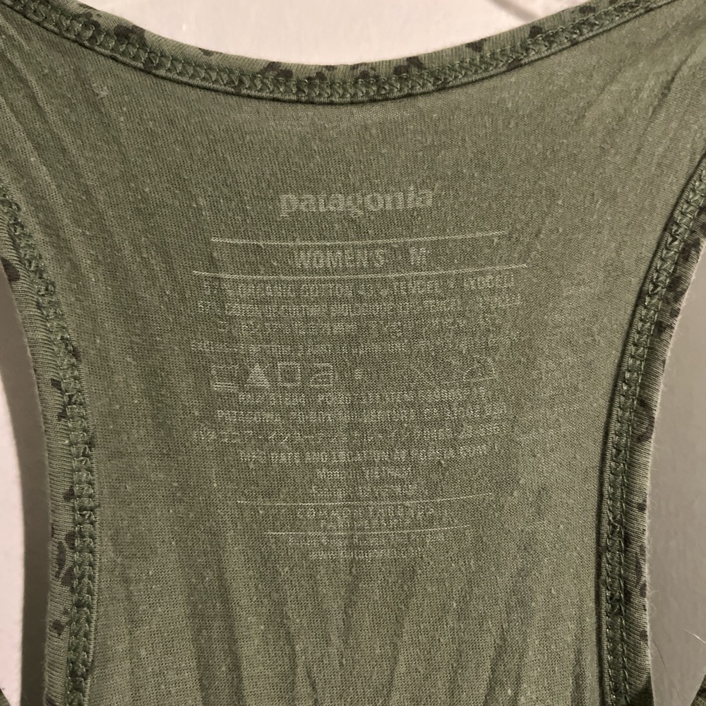 Patagonia Olive Green Racerback Maxi Dress - Picture 3 of 3